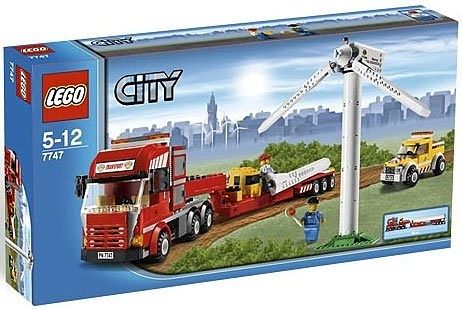 Cover Art for 5702014536265, Wind Turbine Transport Set 7747 by LEGO