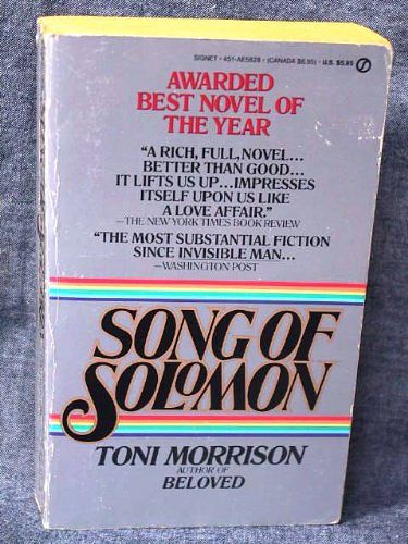 Cover Art for 9780451158284, Song of Solomon by Toni Morrison