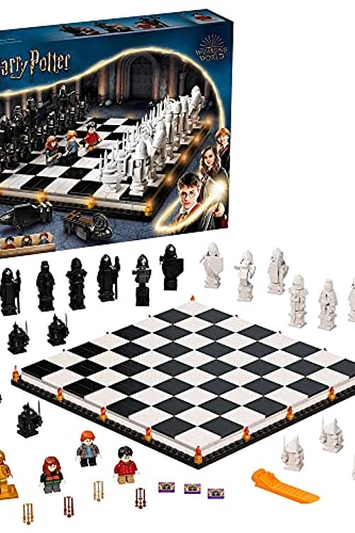 Cover Art for 5702016971620, LEGO 76392 Harry Potter Hogwarts Wizard’s Chess Set & Board Game Toy, with 20th Anniversary Collectible Golden Minifigure by Lego