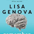 Cover Art for 9781761101205, Remember by Lisa Genova