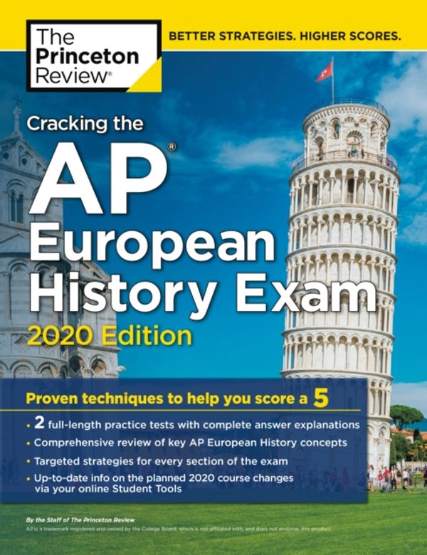 Cover Art for 9780525568261, Cracking the AP European History Exam, 2020 Edition: Practice Tests & Proven Techniques to Help You Score a 5 (College Test Preparation) by The Princeton Review