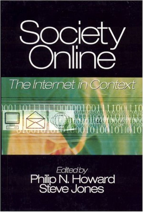 Cover Art for 9780761927075, Society Online by Steve JonesPhilip N. Howard