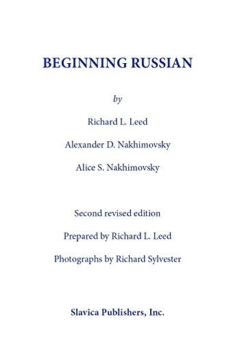 Cover Art for 9780893572211, Beginning Russian by Richard L. Leed