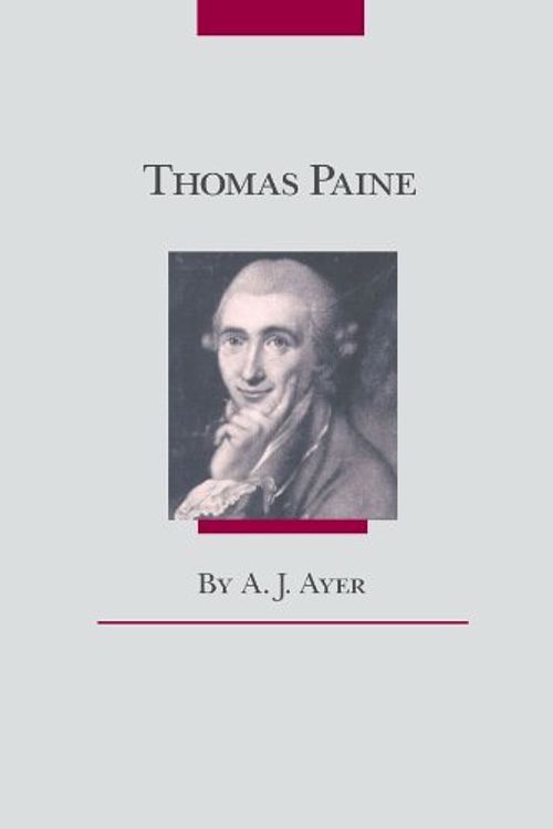 Cover Art for 9780226033396, Thomas Paine by A. J. Ayer