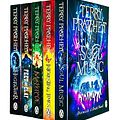 Cover Art for 9789124276768, Terry Pratchett Discworld Novels Series 4 - 5 Books Collection Set (Soul Music, Interesting Times, Maskerade, Feet Of Clay, Hogfather) by Terry Pratchett