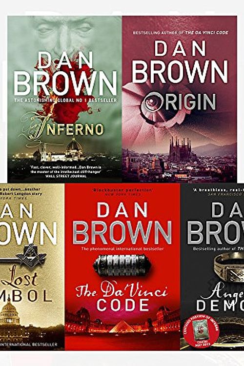 Cover Art for 9789123651252, robert langdon series dan brown collection 5 books set (angels and demons, the da vinci code, the lost symbol, inferno, origin) by Dan Brown