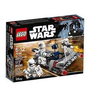 Cover Art for 0673419265584, First Order Transport Speeder Battle Pack Set 75166 by LEGO