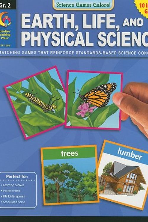 Cover Art for 9781616013233, Earth, Life, and Physical Science, Grade 2 (Science Games Galore!) by Steven J. Davis