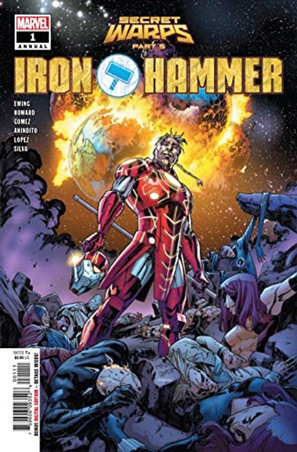 Cover Art for B07W8X353S, SECRET WARPS IRON HAMMER ANNUAL #1 by Al Ewing, Tini Howard