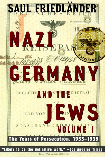 Cover Art for 9780060928780, Nazi Germany and the Jews by Saul Friedlander