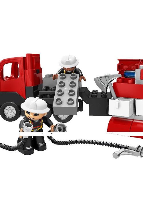 Cover Art for 0673419124553, Fire Truck Set 4977 by LEGO Duplo