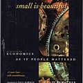 Cover Art for 9780881791693, Small is Beautiful by E. F. Schumacher