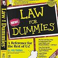 Cover Art for 9781568848600, Law For Dummies by John Ventura