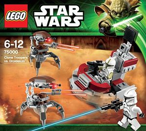 Cover Art for 0673419191579, Clone Troopers vs. Droidekas Set 75000 by LEGO