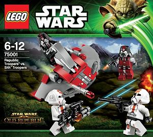 Cover Art for 5702014974913, Republic Troopers vs. Sith Troopers Set 75001 by LEGO UK