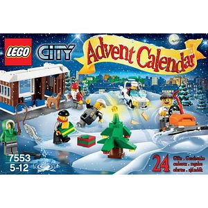 Cover Art for 5702014730403, City Advent Calendar Set 7553 by LEGO Town