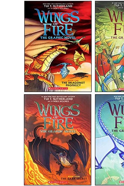 Cover Art for 9789123471843, Wings of Fire Graphix Paperback 4 Books Box Set By Tui T. Sutherland (The Dragonet Prophecy, The Lost Heir, The Hidden Kingdom, The Dark Secret) by Tui T. Sutherland
