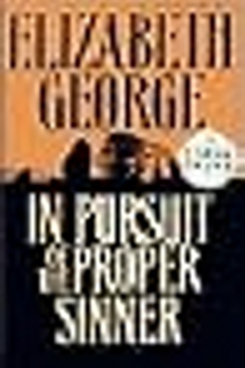 Cover Art for 9780762861026, In Pursuit of the Proper Sinner by Elizabeth George
