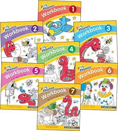 Cover Art for 9781844146826, Jolly Phonics Workbooks 1-7 in Print Letters by Sue Lloyd, Sara Wernham