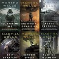 Cover Art for B084RK3H77, The Murderbot Diaries Collection 6 hardcover book set (All Systems Red, Artificial Condition, Rogue Protocol, Exit Strategy,Network Effect, Fugitive Telemetry) by Wells Martha