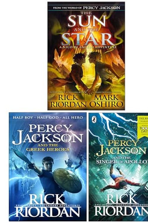 Cover Art for 9789124235178, Rick Riordan Collection 3 Books Set (The Sun and the Star, Percy Jackson's Greek Heroes & Percy Jackson and the Singer of Apollo World Book Day) by Rick Riordan