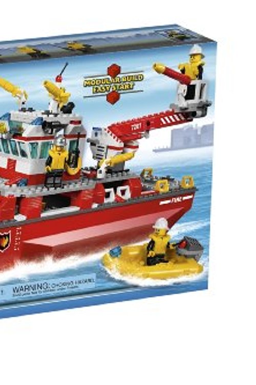 Cover Art for 0673419129558, Fire Boat Set 7207 by LEGO City