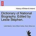 Cover Art for 9781241476335, Dictionary of National Biography. Edited by Leslie Stephen. by Leslie Stephen