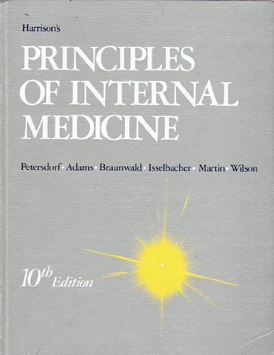 Cover Art for 9780070496033, Harrison's Principles of Internal Medicine by T.r. Harrison