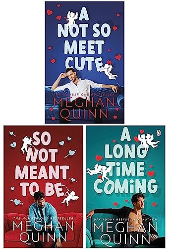 Cane Brothers Series by Meghan Quinn 3 Books Set (So Not Meant To Be, A Not So Meet Cute & A Long Time Coming)