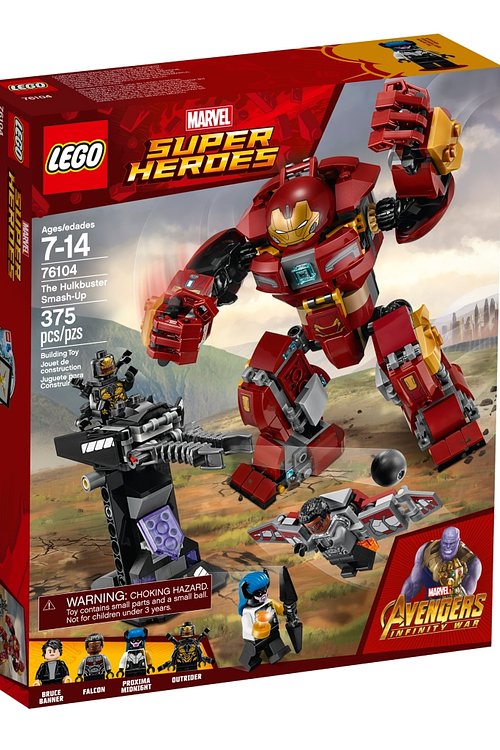 Cover Art for 5702016110562, The Hulkbuster Smash-Up Set 76104 by LEGO