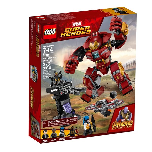 Cover Art for 5702016110562, The Hulkbuster Smash-Up Set 76104 by LEGO