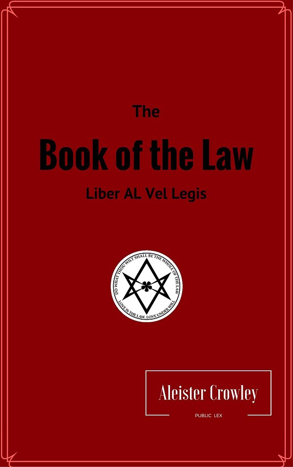 Cover Art for 9781365288364, The Book of the Law by Aleister Crowley