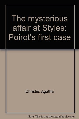 Cover Art for 9780816163434, The Mysterious Affair at Styles by Agatha Christie