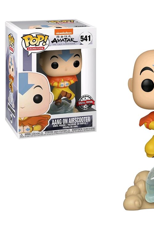 Cover Art for 0889698364706, Funko POP! Animation Avatar The Last Airbender #541 Aang On Airscooter by Funko