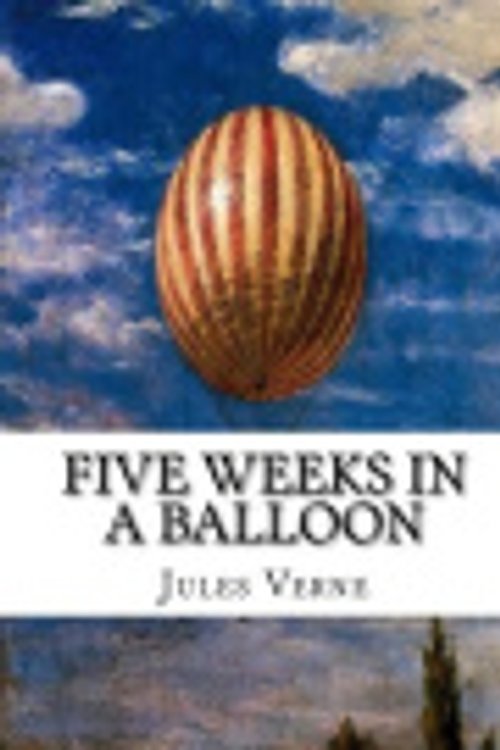 Cover Art for 9781987605334, Five Weeks in a Balloon by Jules Verne