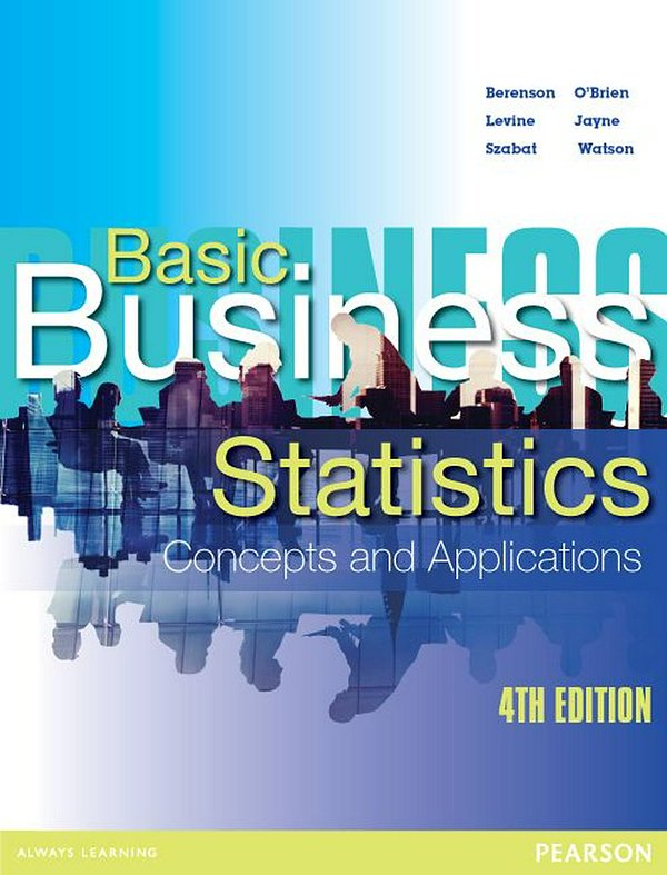 Cover Art for 9781486018956, Basic Business Statistics by Mark Berenson