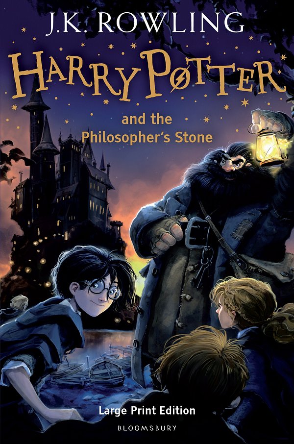 Cover Art for 9780747554561, Harry Potter & the Philosopher's Stone (Large Print Edition) by J. K. Rowling