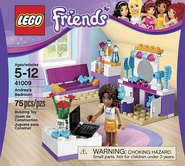 Cover Art for 5702014971707, Andrea's Bedroom Set 41009 by LEGO