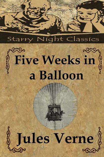 Cover Art for 9781484093962, Five Weeks in a Balloon by Jules Verne