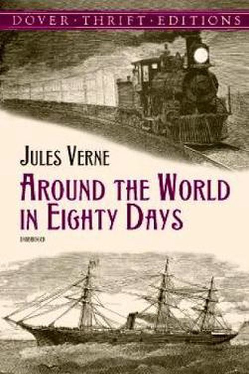 Cover Art for 9780486411118, Around the World in Eighty Days by Jules Verne