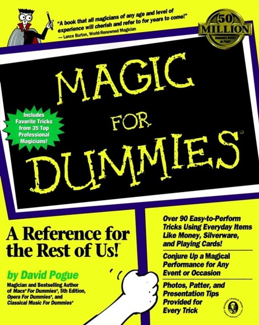 Cover Art for 9780764551017, Magic for Dummies by David Pogue