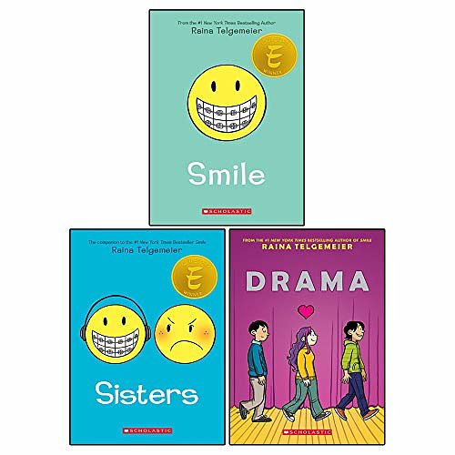 Cover Art for 9789123801152, Raina Telgemeier 3 Books Collection Set (Smile, Sisters, Drama) by Raina Telgemeier