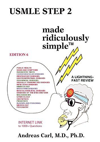 Cover Art for 9781935660231, USMLE Step 2 Made Ridiculously Simple by Andreas Carl