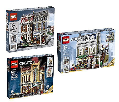 Cover Art for 4516793214181, LEGO Bundle Creator Pet Shop 10218 Creator 10232 Palace Cinema & LEGO Creator Expert 10243 Parisian Restaurant by Unknown