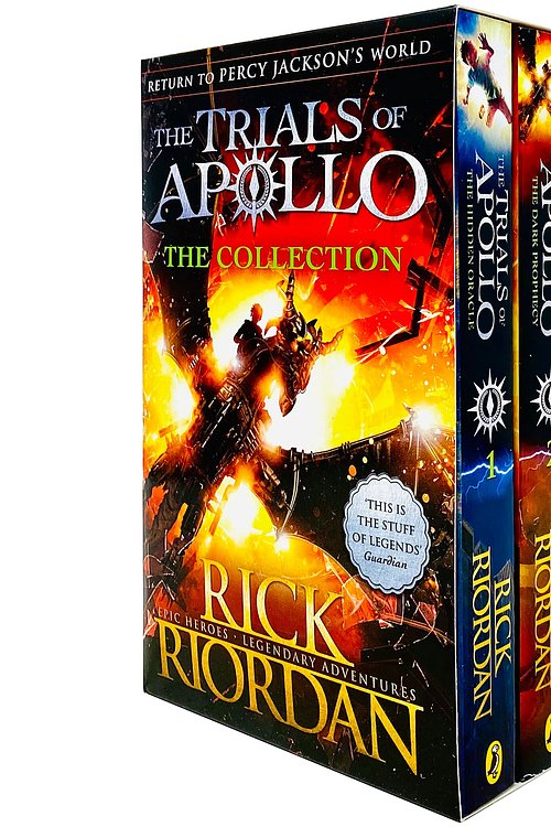 Cover Art for 9780241534281, The Trials of Apollo Series Books 1 - 4 Collection Box Set by Rick Riordan (Hidden Oracle, Dark Prophecy, Burning Maze & Tyrant's Tomb) by Rick Riordan