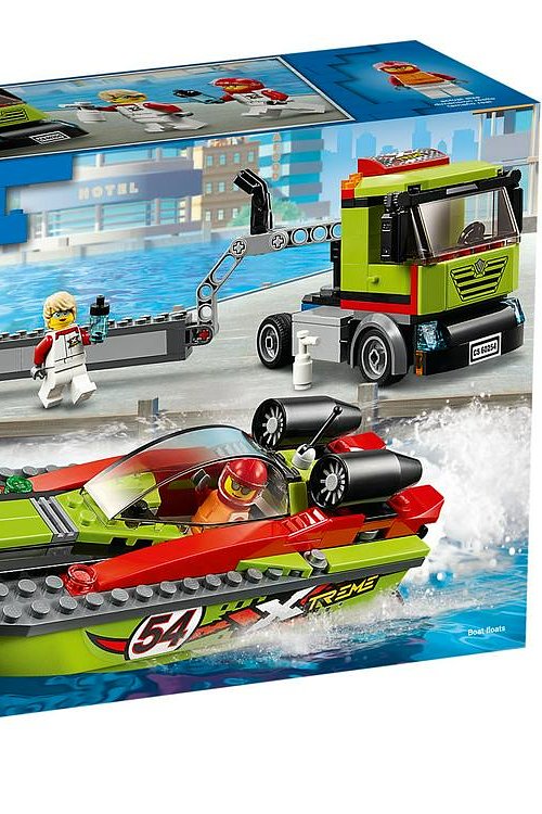 Cover Art for 5702016617887, Race Boat Transporter Set 60254 by LEGO