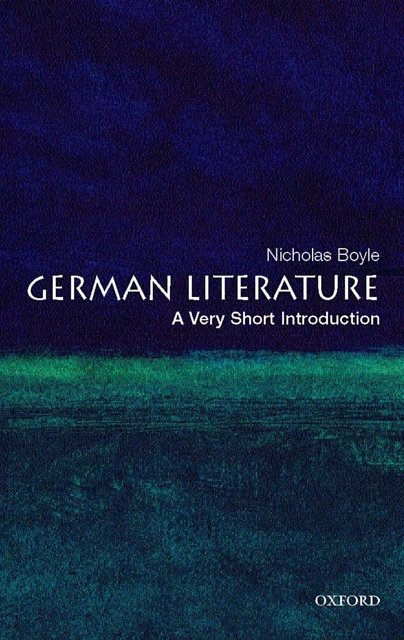 Cover Art for 9780199206599, German Literature by Nicholas Boyle