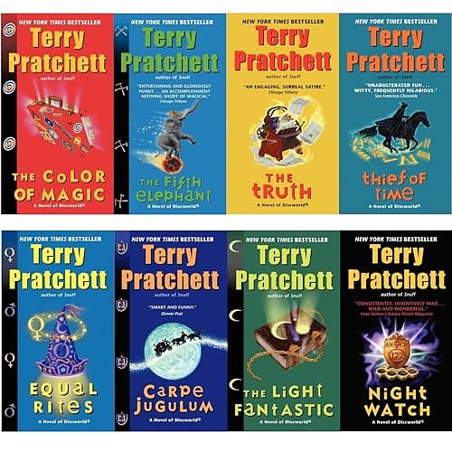 Cover Art for 9780060598365, Pratchett 8 Book Set: Night Watch / Truth / Carpe Jugulum / Color of Magic / Fifth Elephant / Light Fantastic / Equal Rights / Thief of Time by Terry Pratchett