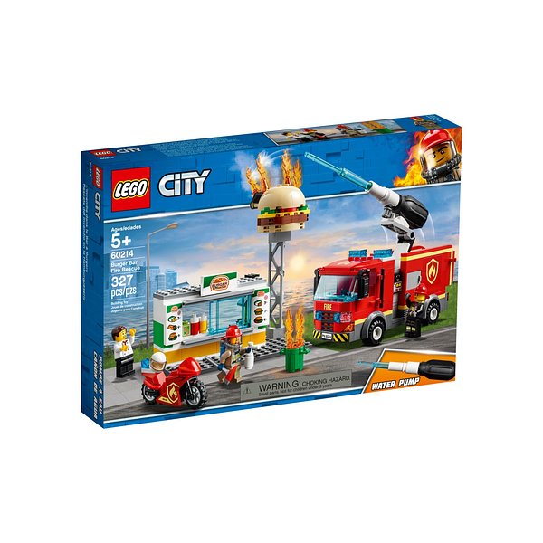 Cover Art for 5702016369267, Burger Bar Fire Rescue Set 60214 by LEGO