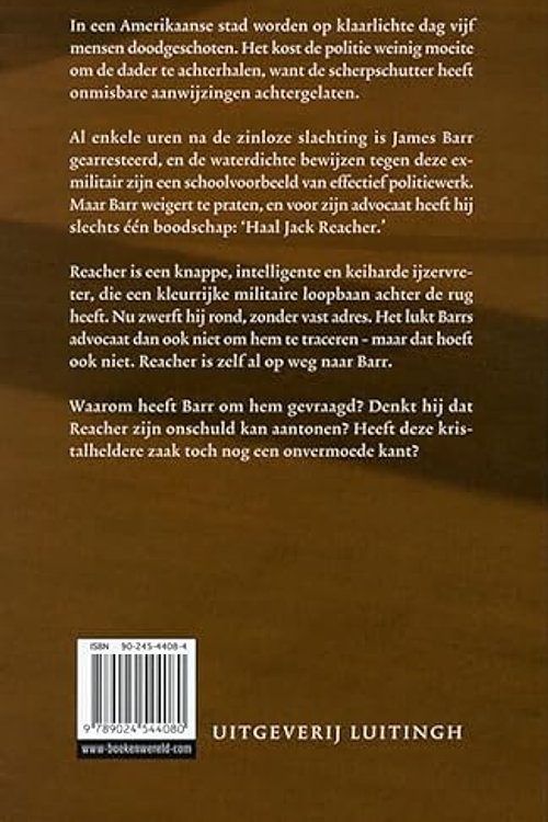 Cover Art for 9789024544080, Voltreffer by Lee Child